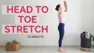 '10 min STANDING FULL BODY STRETCH | Standing Yoga Without Mat'