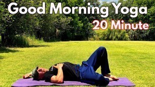 '20 Min GOOD MORNING YOGA - Full Body Stretch & Strength - Sean Vigue'