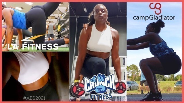 'Crunch VS LA Fitness VS Camp Gladiator | Worked Out 3 Times in 24 Hours #ABS2021 | First time @ GYM'