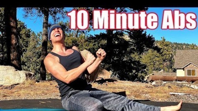 'KILLER 10 Minute Abs Workout (POWER PILATES) Sean Vigue Fitness'