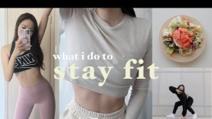 '[한글/INDO/ENG] how I stay FIT  | MY WORKOUT & DIET ROUTINE 