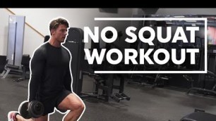 'No Squat Leg Workout | Back Injury Training | Steve Cook Vlog'