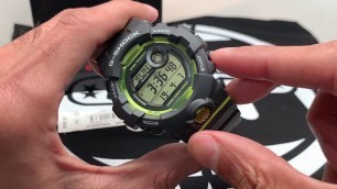 'G-shock Casio GBD800 STEP TRACKER watch Review - Walkthrough and How To'