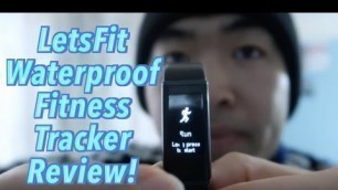 'LetsFit Waterproof Fitness Tracker Review! Worth it?'
