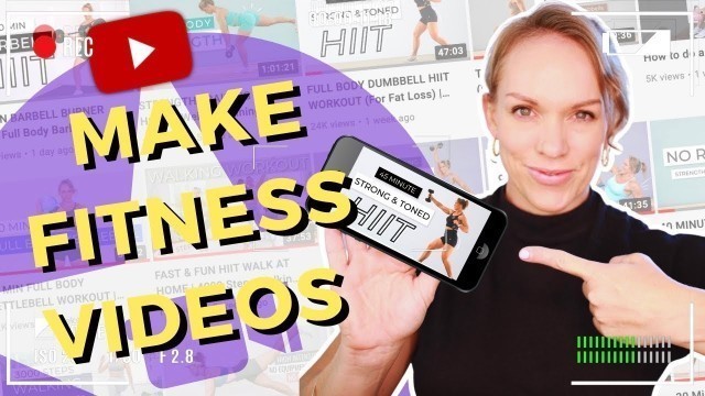 'How to Create a Fitness Video for YouTube in iMovie on iPhone'