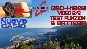 'Casio G-Shock Move (2020) GBD-H1000 Smart Fitness Sports Watch - Video 2/2 TEST - RECENSIONE ITA'