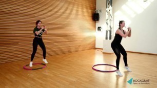 'Hula Hoop Tabata mit Rebecca ♥︎ Vol. 4 ♥︎ Home Workout by Fitness-Loft be part of the family'