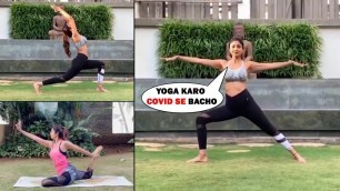'Shilpa Shetty Yogasan Video | To Stay Fit At Ur House Yoga With Shilpa.'
