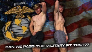 'Bodybuilders Take On The United States Marine PT Test With No Prep'