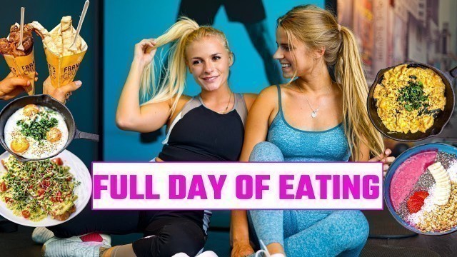 'Einen Tag lang essen und trainieren mit Sarah fit I + Nährwertangaben & Unboxing'