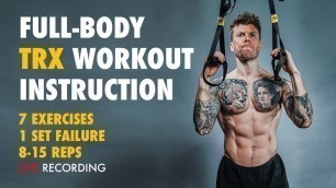 'Full Body TRX Workout with Instructional Guidance | Advanced'