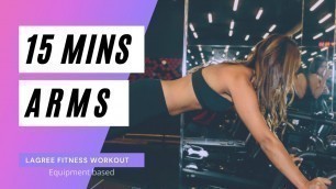 '15 mins ARMS- Pilates/ Lagree Fitness workout'