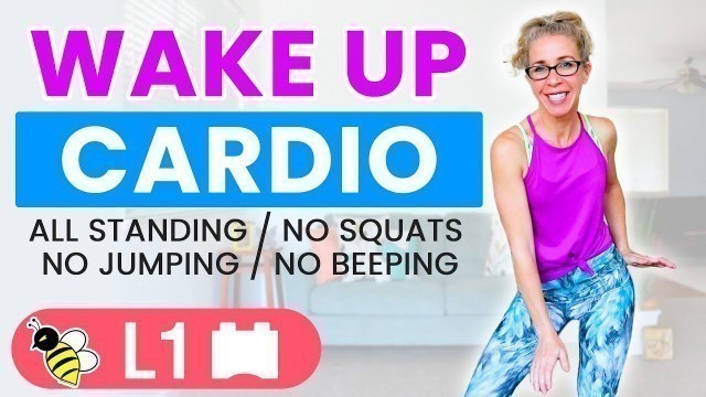 'Wake up CARDIO! 10 minute LOW IMPACT workout to start your day'