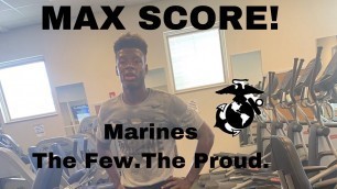'Trying The US Marine Physical Test Without Practicing | MAX SCORE!!!!'
