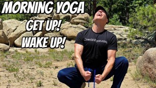 '10 Min GET UP Morning Yoga (WAKE UP YOGA WORKOUT!) Sean Vigue Fitness'