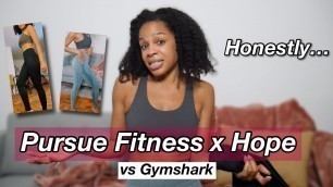 'Hopescope x Pursue Fitness Leggings Review | How it compares to Gymshark'