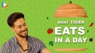 'What I Eat In A Day With Tiger Shroff | Secret Of His Amazing Fitness | Bollywood Hungama'