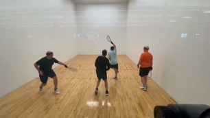 '2022- Doubles Racquettball Brandon/Nick Robert/Miguel game 2 at La Fitness Austin Texas. 03.30.2022'