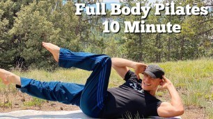 '10 min Full Body Pilates Core Workout (POWER PILATES) Sean Vigue Fitness'