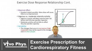 'Exercise Prescription for Cardiorespiratory Fitness'
