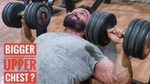 'How to get a BIGGER UPPER CHEST | CHEST WORKOUT'