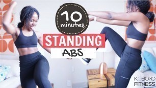 'STANDING ABS WORKOUT | Home Workout'