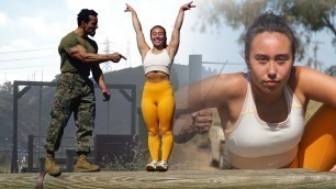 'Gymnast Katelyn Ohashi Takes on the US Marine Obstacle Course'