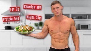 'My full diet to get SHREDDED *2,500 calorie bodybuilder fat loss diet*'