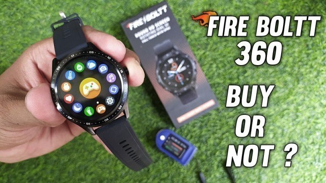 'Fire Boltt 360 Smartwatch Unboxing And In-Depth Review||Best Smartwatch Under 4k With Inbuilt Games'