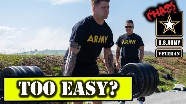 'Males in the Army are easily passing the ACFT'