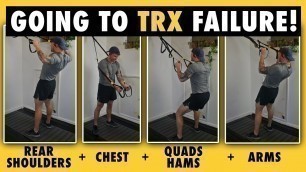 'TRX Workout Walkthrough for Shoulders, Chest, Hamstrings, Quads & Biceps'