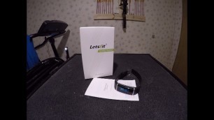 '2018 10 20 UnBoxing Letsfit Fitness Tracker Color Screen, Heart Rate Monitor Watch'