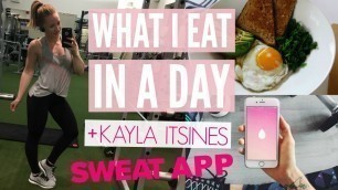 'What I Eat In A Day + Kayla Itsines BBG Stronger App First Impression'
