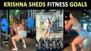 'Krishna Shroff\'s workout video will make you hit the gym right away'