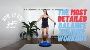 'How To Use | Balance Ball Trainer with Resistance Bands(the MOST detailed explanation!!! )'