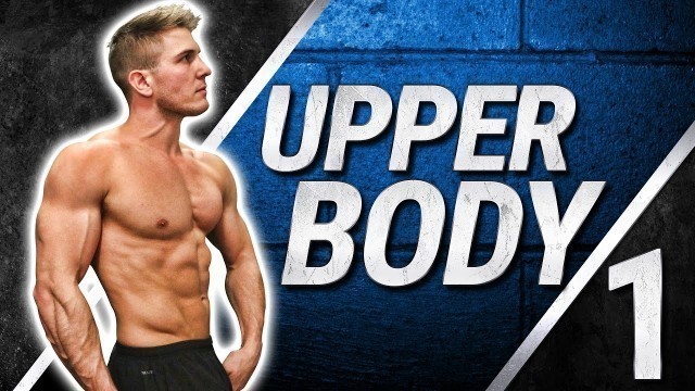 'Ripped Upper Body In 20 minutes! FULL WORKOUT | CHEST, BACK, SHOULDERS & ARMS | HOME EDITION'
