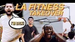 '\"You\'re Not Nice!\" LA Fitness Takeover Got Intense!\' (5v5 Basketball)'