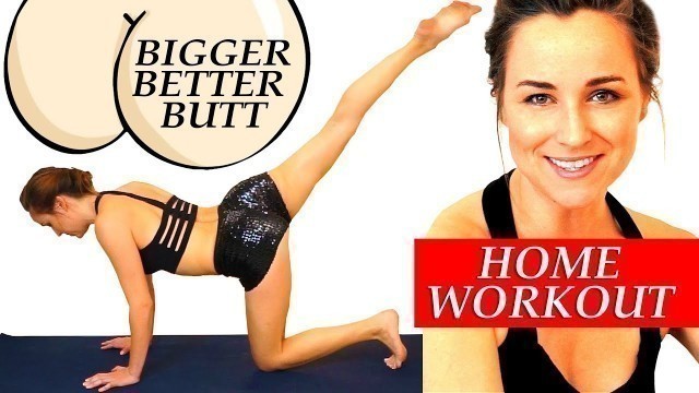 'Best Bigger Butt Exercises at Home 20 minute Lower Body Workout Butt Lift'
