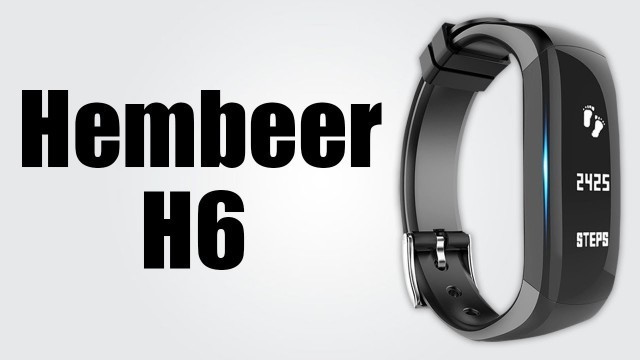 'Hembeer H6 - 0.86-inch OLED display / GPS + track daily activities / Call & SMS alerts'
