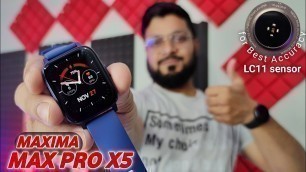 'MAXIMA MAX PRO X5 smartwatch Review | Good fitness watch⚡'