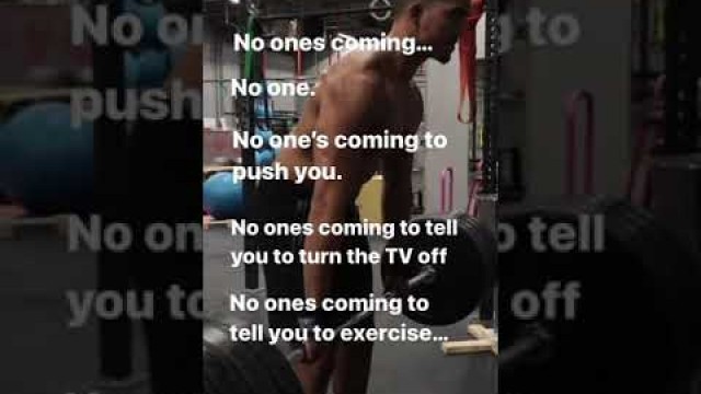 'No one is coming… #motivation #mindset #shorts #fitness #inspiration #transformation #bodybuilding'