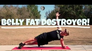 'Belly Fat DESTROYER Workout: 2 Exercises for Six Packs Abs Sean Vigue Fitness'