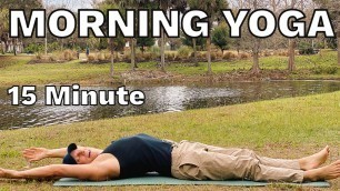 'Invigorating Morning Yoga - 15 Min Full Body Stretch Routine - Sean Vigue'