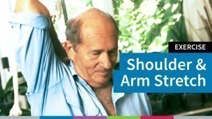 'Shoulder and Arm Stretch for Older Adults'