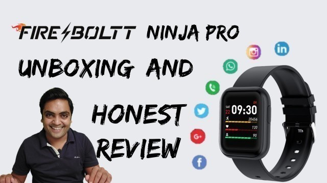 'Fire-Boltt bsw011 ninja pro full metal with button, spo2 & heart rate smartwatch review'