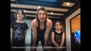 'Athletic Fitness-  Aurélie cours renforcement musculaire avec les enfants !'