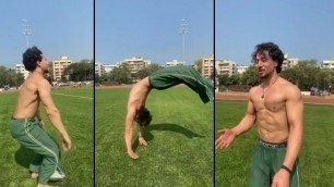'Tiger Shroff Flip Style Unique Workout | Tiger Shroff Workout Videos.'