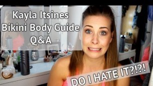 'Kayla Itsines Bikini Body Guide Q&A - DO I HATE KAYLA?!?! | xameliax'