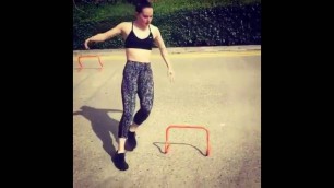 'Daisy Ridley training 2016 for  Star Wars: Episode VIII'
