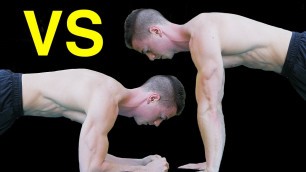 'What\'s the Difference - Forearm VS Pushup Plank'